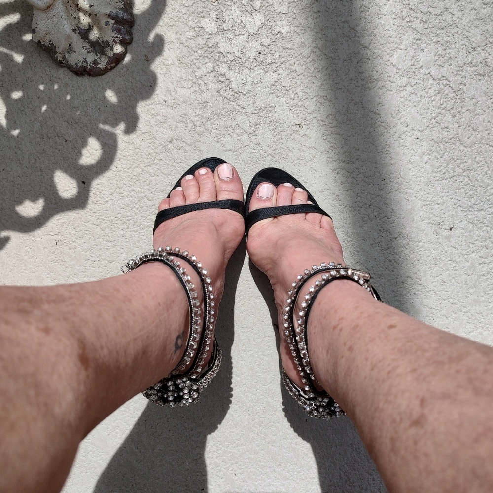 Victoria Secret/Colin Stuart rhinestone heels - Picture 16 of 16